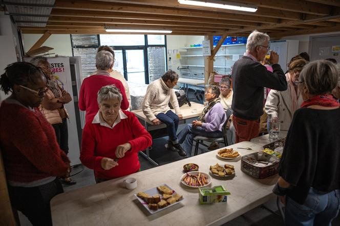 Dans les locaux du Secours catholique de Pornic (Loire-Atlantique), le 17 novembre 2025.