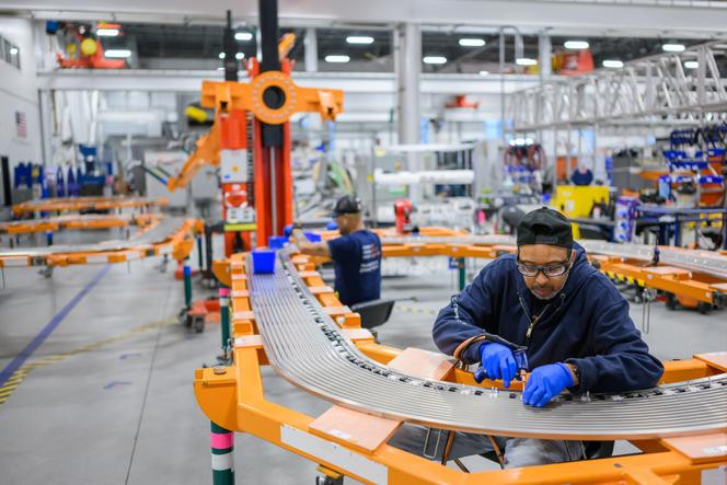 Préparation des bobines de câbles supraconducteurs pour le tokamak de l’entreprise américaine Commonwealth Fusion Systems, Devens, Massachusetts, le 22 mai 2025.