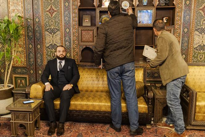 Maher Marwan, 42 ans, le nouveau gouverneur de Damas nommé par HTC. A Damas, le 15 décembre 2024.