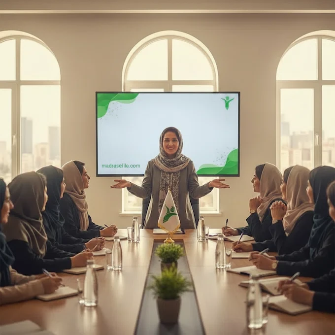 خوش‌آمدگویی مدیر مدرسه به شورای معلمان