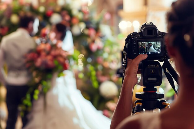 Professional wedding photographer documenting the intimate heartwarming moments of a couples