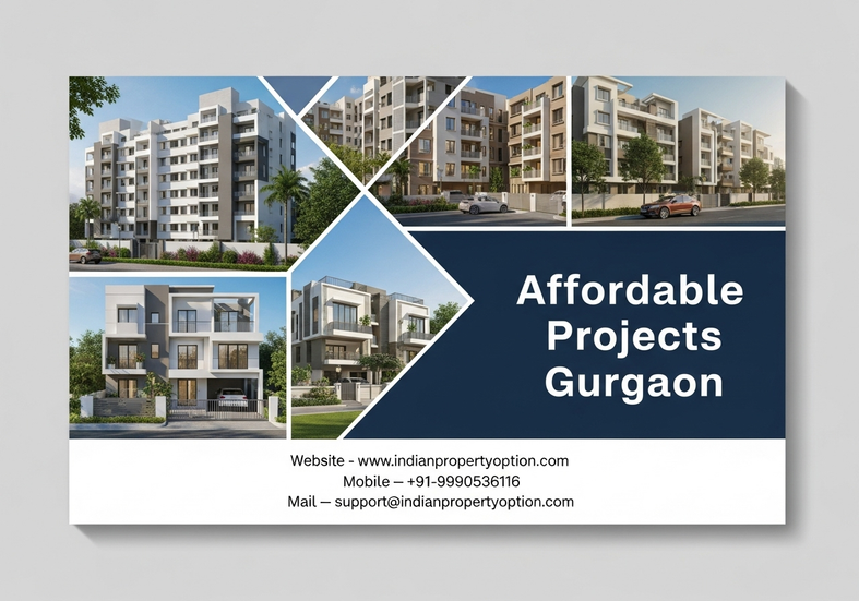 affordable projects Gurgaon offers. Own modern, low-cost homes with premium amenities near you through Indian Property Option.