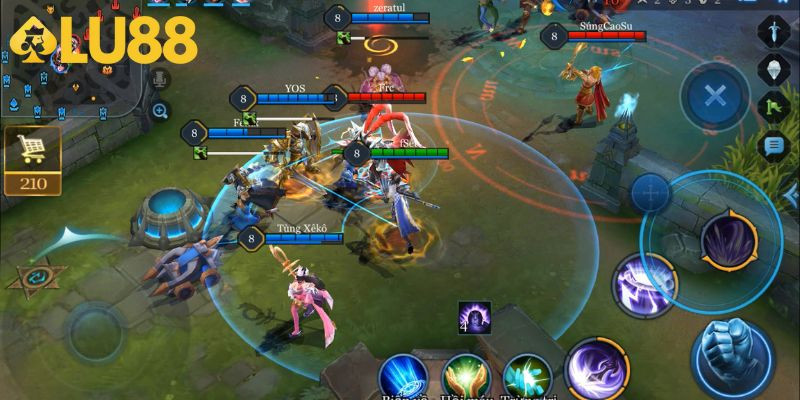 Mỗi thành viên trong game đảm nhận vai trò khác nhau