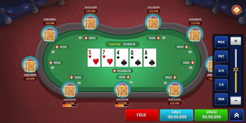 Những tay bài phổ biến trong siêu phẩm đổi thưởng Poker Loto188