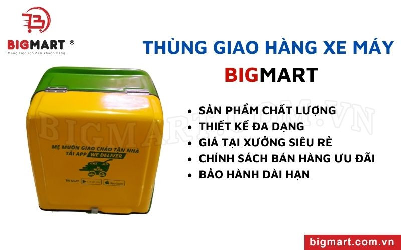 Địa chỉ mua thùng chở hàng xe máy tại Bạc Liêu uy tín hiện nay