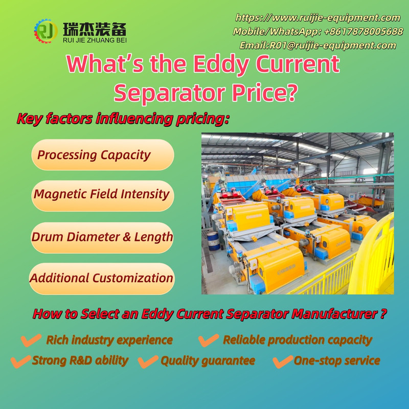 RUIJIE High Quality Eddy Current Separator with Cheap Price