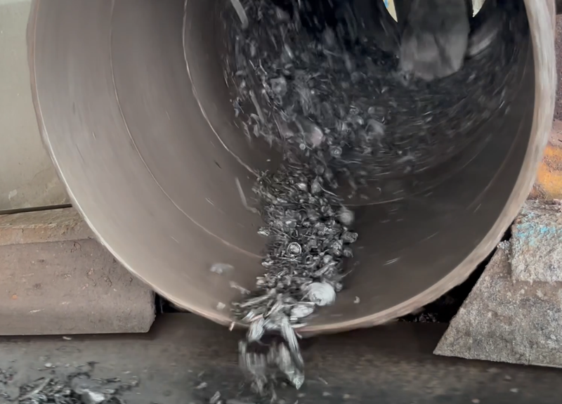 Ruijie iron screening trommel for ferrous separation