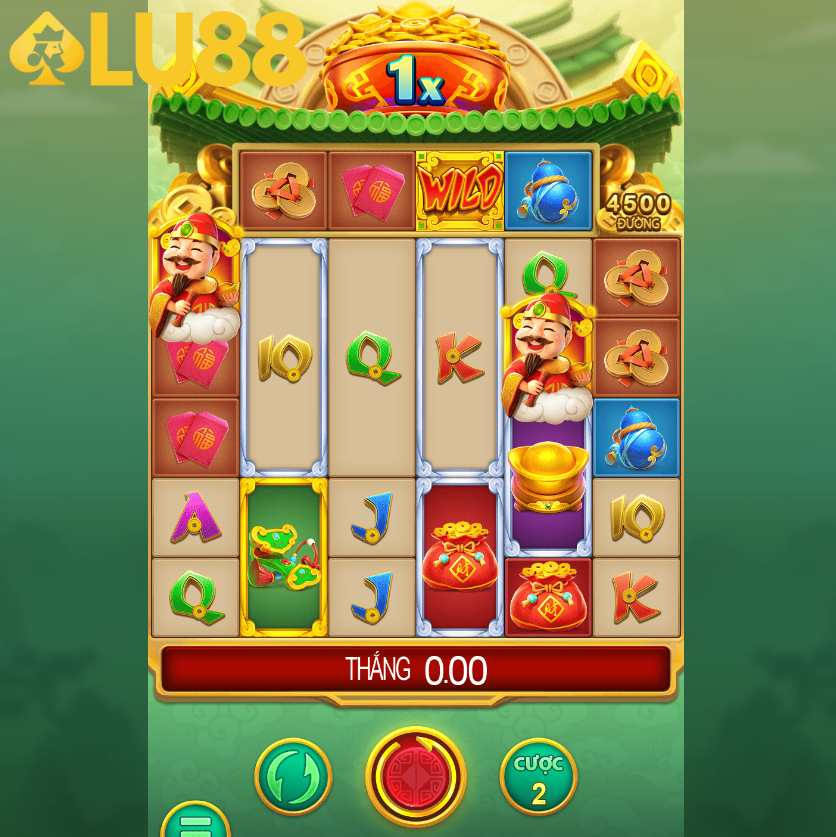 Caishen Gaming là trò chơi quay hũ 6 hàng