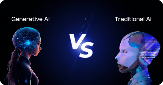 Generative AI vs Traditional AI: 8 Key Differences You Should Know