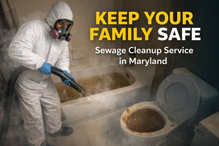 sewage cleanup service in Maryland