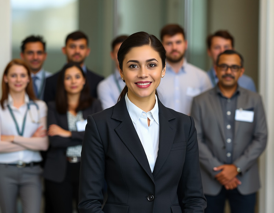 womanbusinesssuitstandsfrontgrouppeople.jpg