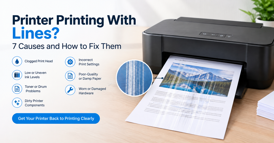 Printer Printing With Lines