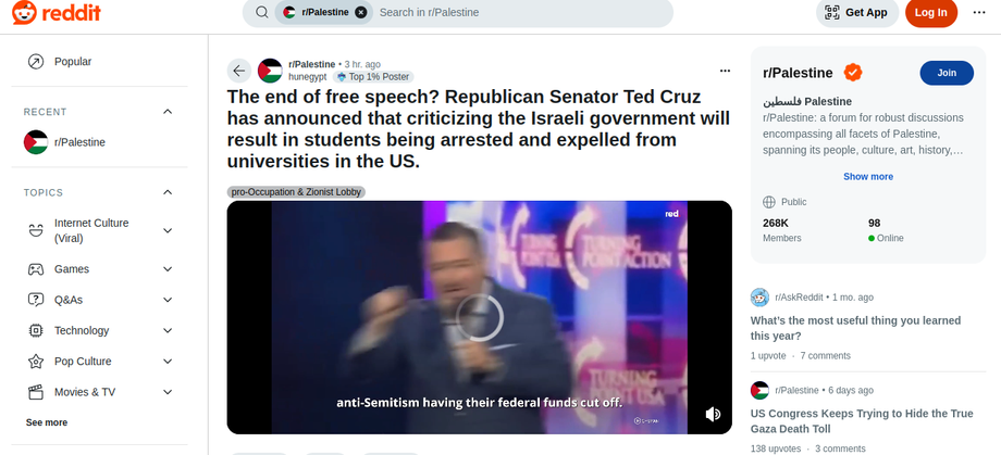 tedcruzhascriticizingtheisraeligovernmentwillresultinstudentsbeingarrestedandexpelledfromuniversitiesintheus.png