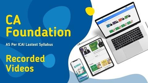 CA Foundation Online Classes