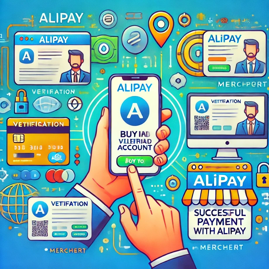 dalle20241001201626acolorfulandclearinfographicstyleimageshowingthestepstobuyingaverifiedalipayaccounttheimageshouldincludeclearvisualssuchasa.webp