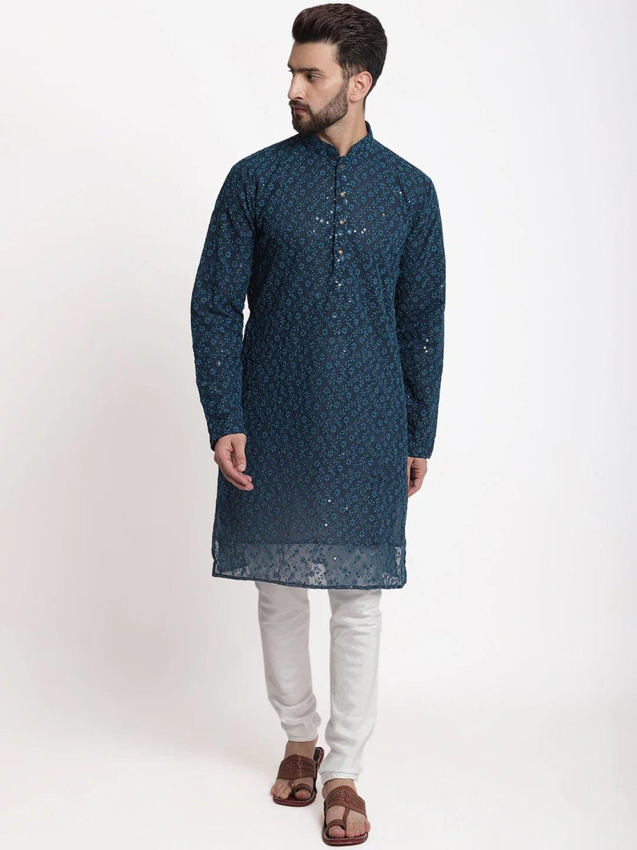 bluechikankarifloralembroiderykurtawithchuridarpajama.jpg