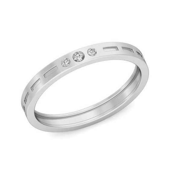 Latest 3 Stone Diamond Men's Rings Collections