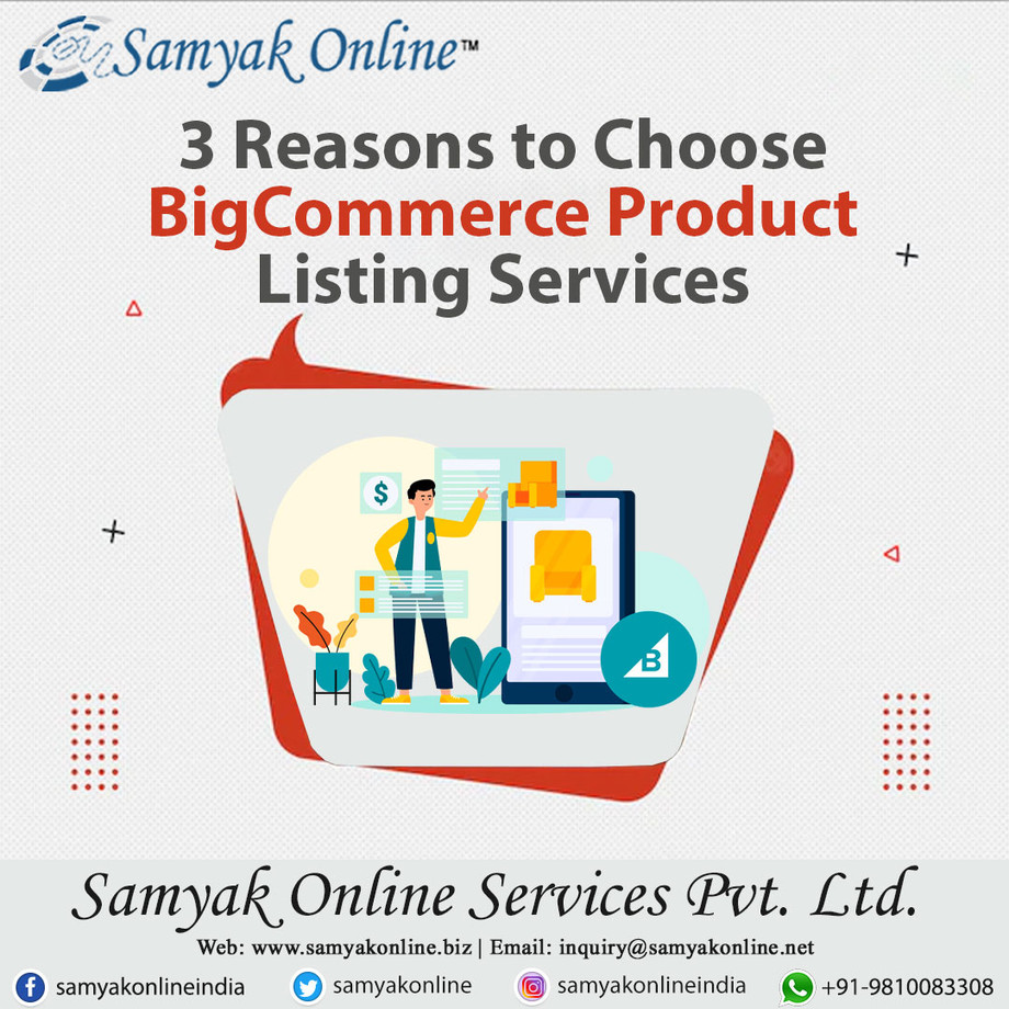 BigCommerce product listing services