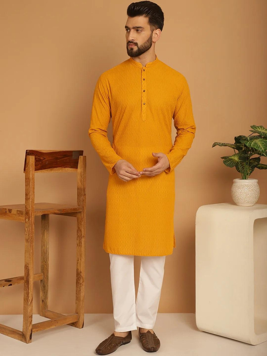 designermustardyellowchikankariembroideredkurtapajamaset.jpg