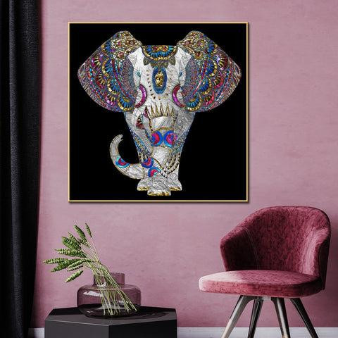 mysoreelephantframedcanvasprint.jpg